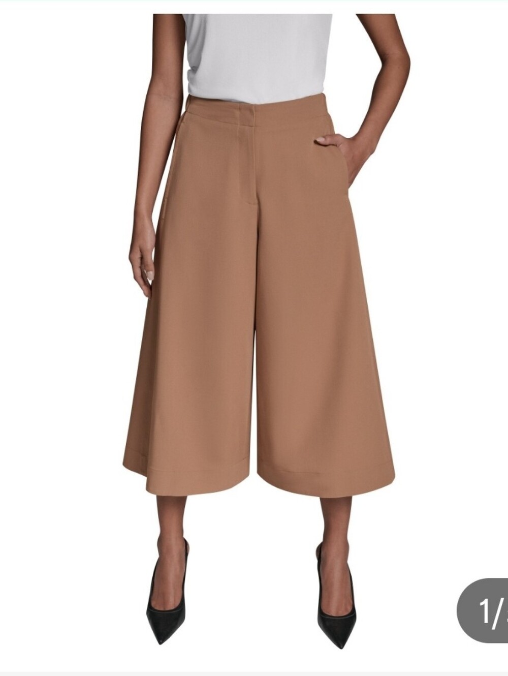 (6) Dkny Ladies Gaucho High-Waist  Pants -